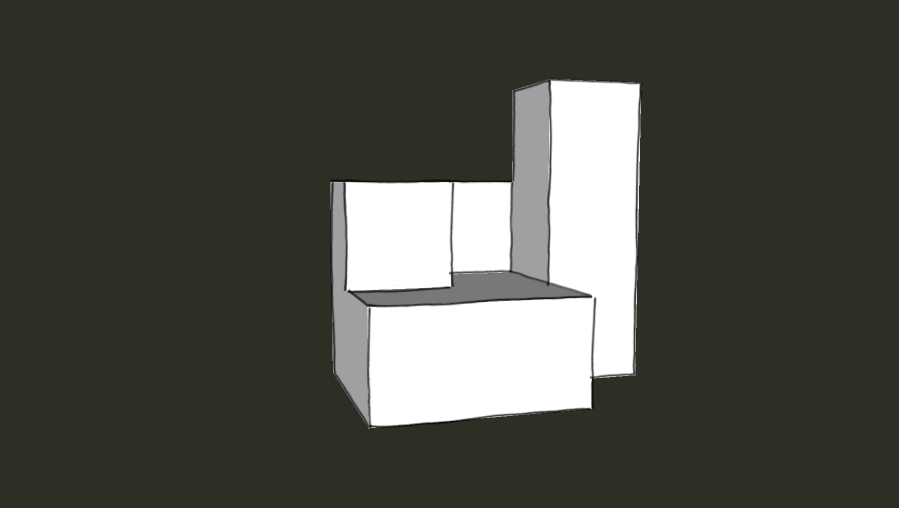 Drawing Composition of a modular element Carles Valverde 3014459 7816755.
